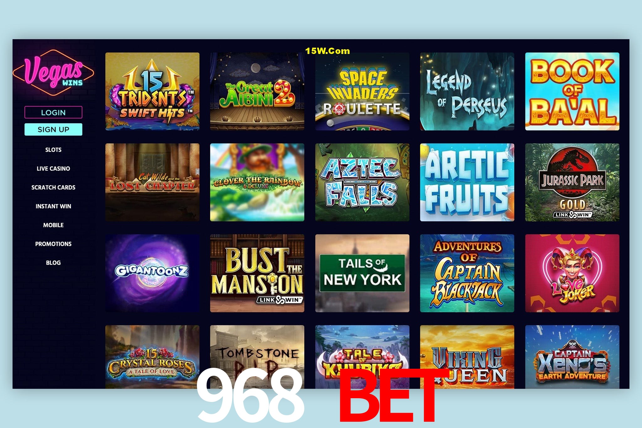 Experiência VIP 968 Bet